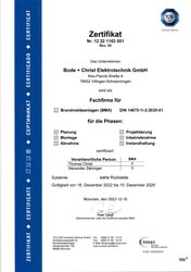Fachfirma für Brandmeldeanlagen