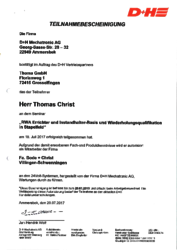RWA Errichter und Instandhalter
