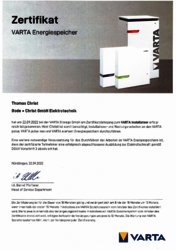 Varta Batteriespeicher