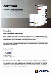Varta Batteriespeicher